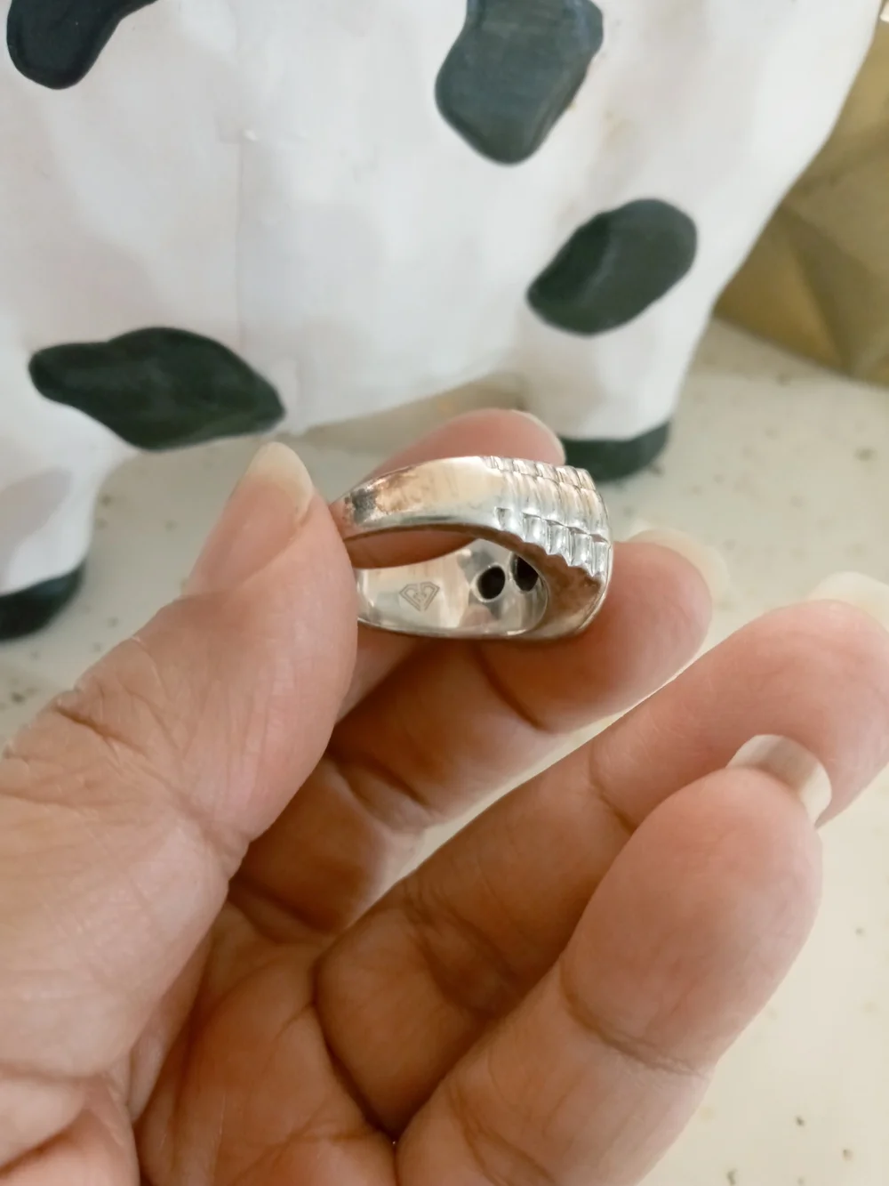Vintage Sterling Silver Men Ring